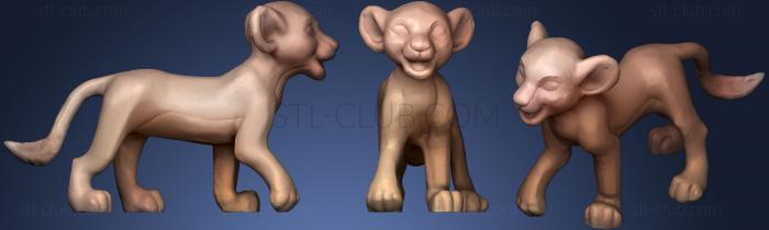 3D model Simba (Rani) (STL)